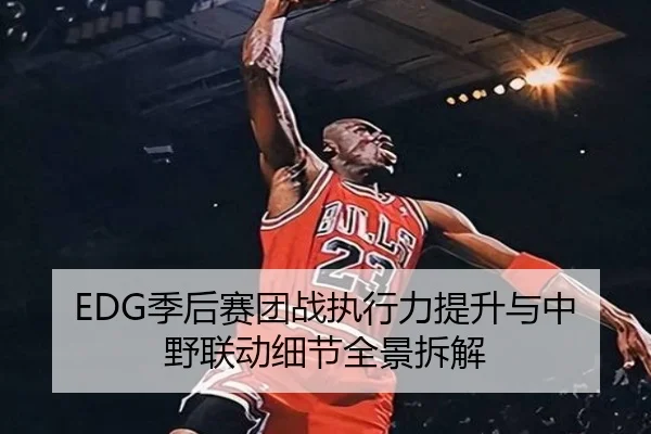 EDG季后赛团战执行力提升与中野联动细节全景拆解